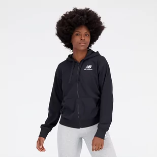 Bluza damska New Balance WJ31530BK  czarna - Bluzy damskie - miniaturka - grafika 1