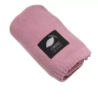 Koce i narzuty dla dzieci - Lemonii, Kocyk Niemowlęcy, 100% Bawełniany, Dla Dzieci, Tkany, Ciemny Róż - miniaturka - grafika 1