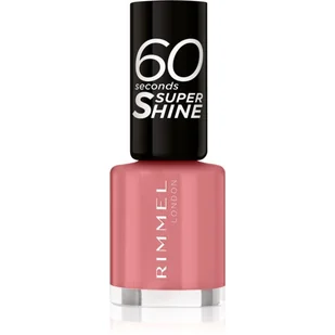 Rimmel London 60 Seconds Super Shine lakier do paznokci 8 ml dla kobiet 235 Preppy In Pink - Lakiery do paznokci - miniaturka - grafika 1