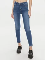 Spodnie damskie - Morgan Jeansy 241-PARDA Granatowy Slim Fit - miniaturka - grafika 1