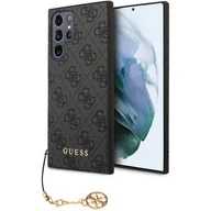 Etui i futerały do telefonów - Guess GUHCS23LGF4GGR S23 Ultra S918 szary/grey hardcase 4G Charms Collection - miniaturka - grafika 1