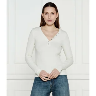GUESS Bluzka KYLA Slim Fit - Bluzki damskie - miniaturka - grafika 1