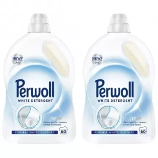 Perwoll Płyn do prania tkanin białych White (120 prań) Zestaw 2 x 3 l - Środki do prania - miniaturka - grafika 1