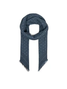 BOSS Chusta Ledonia 50517733 Granatowy - Apaszki i szaliki damskie - miniaturka - grafika 1