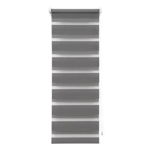 Roleta dzień/noc Adele 37 x 140 cm antracyt - Rolety Roleta dzień/noc Adele 37 x 140 cm antracyt - Rolety - miniaturka - grafika 1