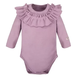 Body dla niemowląt - BODY SIMPLY COMFY FALBAN WRZOSOWY Ewa Klucze - 98 - grafika 1