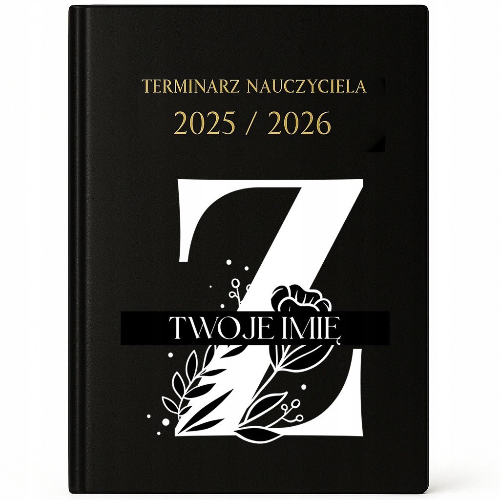 KALENDARZ NAUCZYCIELA A5 25/26 Personalizowany Na Prezent Z *TWOJE IMIĘ*