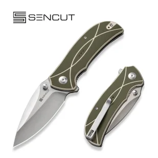 Nóż składany Sencut Hyrax Green/Ivory G10, Satin 9Cr18MoV (S23097-2) - Noże - miniaturka - grafika 1