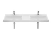 Umywalki - Roca Gap Umywalka wisząca podwójna 140x46 cm biała A3270MU000 - miniaturka - grafika 1