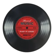 Podkładki pod mysz - podkładka pod mysz RECORD MUSIC - RED - miniaturka - grafika 1