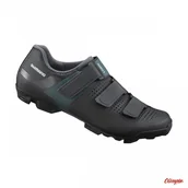Buty rowerowe - Buty rowerowe Shimano SH-XC100 W Czarne - miniaturka - grafika 1