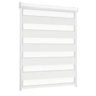 Rolety - Roleta w kasecie dzień noc Classic biała 78 x 150 cm lewa - miniaturka - grafika 1