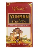 Herbata - ﻿OSKAR herbata czarna LIŚĆ YUNNAN U 314 100g - miniaturka - grafika 1
