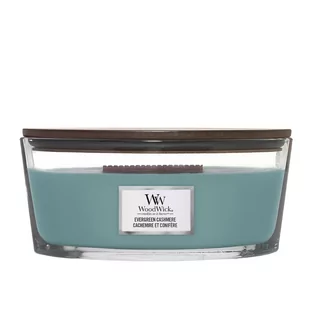 Świeca Sojowa Woodwick Elipsa - 453,6G Evergreen Cashmere Nowość Zima 2023 - Świece - miniaturka - grafika 1