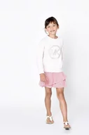Spódnice - Michael Kors spódnica dziecięca kolor czerwony mini prosta - miniaturka - grafika 1