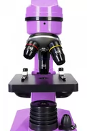 Mikroskopy i lupy - (CZ) Mikroskop Levenhuk Rainbow 2L fioletowy - miniaturka - grafika 1