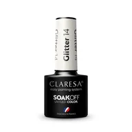 Lakiery hybrydowe - Claresa Lakier Hybrydowy Brokat 14 5ml - miniaturka - grafika 1
