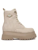 Botki damskie - REPLAY Botki GWL72.000.C0029S Beżowy - miniaturka - grafika 1