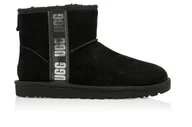 Botki damskie - Buty UGG Classic Mini Side Logo II 1134962-BLK 37 - miniaturka - grafika 1