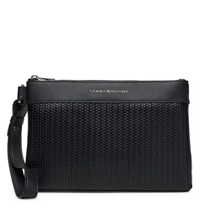 Saszetka Tommy Hilfiger Woven Pouch AM0AM13804 Czarny - Torby męskie - miniaturka - grafika 1