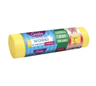 Worki na śmieci - Gosia POLITAN WORKI DO SEGR.35L ŻÓŁTE 15SZT GOS000205 - miniaturka - grafika 1