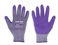 Rękawice robocze - Rękawice ochronne robocze Flash Grip Lavender roz8 - miniaturka - grafika 1