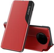 Etui i futerały do telefonów - Eco Hurtel Leather View Case elegancki futerał etui z klapką i funkcją podstawki Xiaomi Redmi Note 9T 5G czerwony - miniaturka - grafika 1