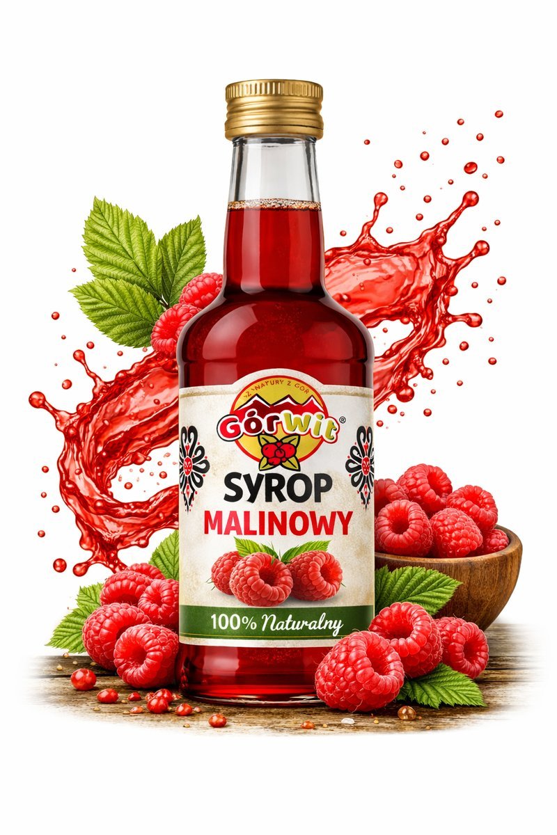 Syrop malinowy 200ml