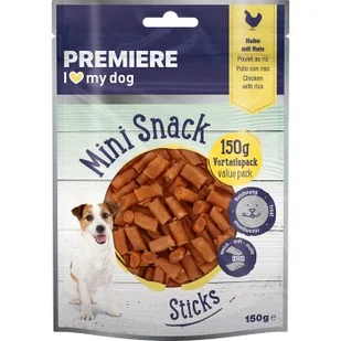 PREMIERE Mini Snack Sticks Kurczak z ryżem 150 g - Przysmaki dla psów - miniaturka - grafika 1