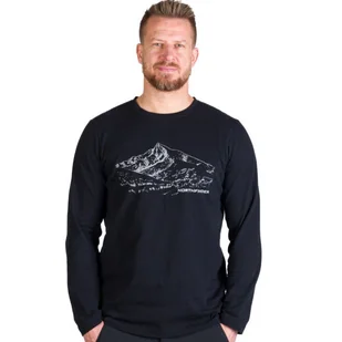 Koszulka z długim rękawem NORTHFINDER Thornton black XXL - Koszulki sportowe męskie - miniaturka - grafika 1