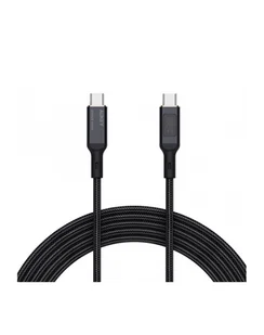 aukey CB-MCC102 nylonowy kabel USB C - USB C LED 1.8m 5A 100W PD 20V - Kable USB - miniaturka - grafika 1