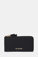 Portfele - Love Moschino portfel damski kolor czarny JC5690PP0NKD0000 - miniaturka - grafika 1