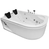 Wanny z hydromasażem - Wanna z hydromasażem asymetryczna 170x115 cm lewa MO-0205 - miniaturka - grafika 1