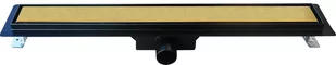 Odpływ liniowy DRAIN Designe 60 cm Gold/Black - Odpływy liniowe Odpływ liniowy DRAIN Designe 60 cm Gold/Black - Odpływy liniowe - miniaturka - grafika 1