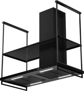 Okap przyścienny BERG FRAME 120 BLACK (czarny) | 800 m3/h + pilot (FRAOPKLDBK1201) ____PYTAJ_o____RABAT____na _produkty_BERG_____|__raty|0%__|__info: 226674000___ - Okapy kuchenne - miniaturka - grafika 3