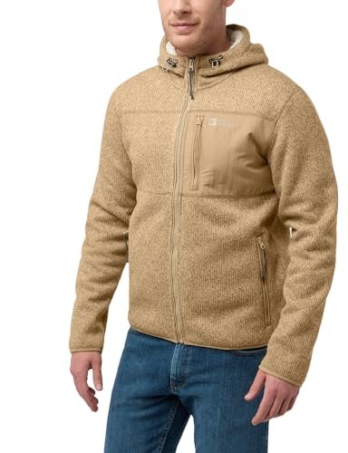 Jack Wolfskin Męska kurtka kominkowa z kapturem Jkt M