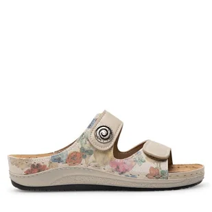 Klapki Inblu PF010100 Złoty - Klapki i japonki damskie - miniaturka - grafika 1