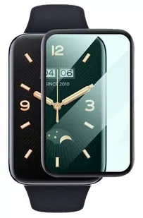 Szkło Hybrydowe Full Glue 5D Do Xiaomi Mi Band 7 Pro Czarny - Akcesoria do smartwatchy - miniaturka - grafika 1