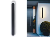 Lampy ogrodowe - Lampa elewacyjna - kinkiet ogrodowy - oprawa zewnętrzna LED LS011 19W 60cm - Czarny - Biały neutralny (4500K) - miniaturka - grafika 1