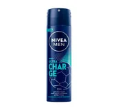Dezodoranty i antyperspiranty męskie - NIVEA MEN ULTRA CHARGE ANTYPERSPIRANT W SPRAYU DLA MĘŻCZYZN 150ML - miniaturka - grafika 1