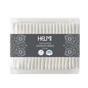 Waciki, płatki i patyczki kosmetyczne - HELMI Patyczki higieniczne z bawełny organicznej, 200 sztuk - miniaturka - grafika 1