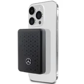 Powerbanki - Mercedes Powerbank MEPB3KMESTK 5W 3000mAh czarny/black MagSafe - miniaturka - grafika 1