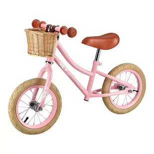 RB031 PINK ROWEREK BIEGOWY NILS FUN - Rowerki biegowe - miniaturka - grafika 1