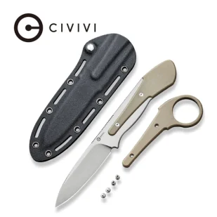 Nóż Civivi Varius Tan G10, Satin D2 by Allen Elishewitz (C22009D-2) - Noże - miniaturka - grafika 1