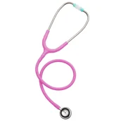 Urządzenia medyczne - Dr Famulus DR530 PURE pediatryczny różowy Stetoskop pediatryczny antybakteryjny z etui - miniaturka - grafika 1