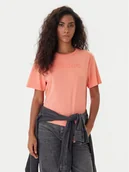 Koszulki i topy damskie - Kappa T-Shirt Frega 351M1KW Pomarańczowy Regular Fit - miniaturka - grafika 1