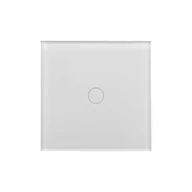 Wyłączniki światła i elektryczne - Polmark Włącznik pojedynczy ROSA Biały - miniaturka - grafika 1