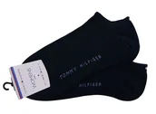 Skarpetki damskie - TOMMY  HILFIGER DAMSKIE STOPKI 2 PARY NAVY 343024001 563 - Rozmiar: 35-38 - miniaturka - grafika 1