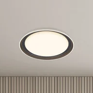 Lampy sufitowe - Briloner Lampa sufitowa LED Ijus, aluminiowy / szary / cynkowy, salon / jadalnia, tworzywo sztuczne, nowoczesny - miniaturka - grafika 1