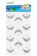 Zabawki kreatywne - Ozdoby dekoracyjne samoprzylepne Kryształki Kwiat op,11szt. CRAFT WITH FUN 545769 - miniaturka - grafika 1